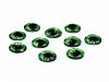 Occhi di vetro per attività di fai-da-te, dimensioni: Ø 10 e 12 mm