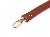 Eco Leather Handle with Carabiners for a Handbag, length 41-43 cm