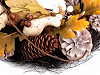 Umělý věnec podzimní Ø33 cm