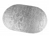 Suport farfurie cu efect metalizat, Ø38 cm 30x45 cm