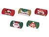 Caja de regalo de Navidad: reno, Santa Claus, muñeco de nieve, pan de jengibre, iglesia
