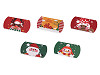 Pudełeczko dekoracyjne motyw świąteczny renifer, Św. Mikołaj, bałwan, pierniczek, krajobraz