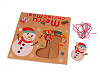 Christmas Gift Box with Transparent Window and Name Tag
