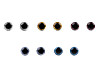 Glitter Eyes with Safety Ø10 mm