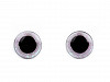 Oczy brokatowe do zabawek z zatyczką Ø10 mm