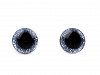 Oči glitrové s poistkou Ø10 mm