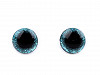 Occhi glitter, con sicurezza, dimensioni: Ø 10 mm