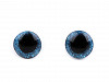 Oči glitrové s poistkou Ø10 mm