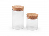 Flacons/Mini bocaux en verre avec bouchon de liège