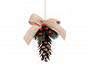 Christmas Hanging Decoration - Cone, large