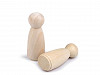 Figuritas de muñeca de madera para hacer manualidades 22x53 mm