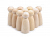 Wooden Peg Doll Bodies for DIY Arts and Crafts 22x53 mm