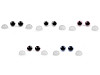 Yeux de sécurité avec paillettes, Ø 12 mm