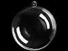 Clear Acrylic Fillable Ball Ornament Ø12 cm