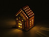 Light Up Wooden House Decoration