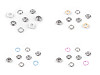 Vernice colorata Roland Baby, dimensioni: Ø 10 mm, per tessuti più sottili