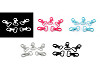 Plastic Lobster Clasp Carabiner, pulling hole 17 mm