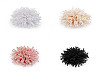 Fabric Flower to sew or glue-on Ø10 cm