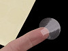 Samolepky transparentné Ø2,5; 3 a 3,5 cm