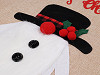 Christmas / Santa Claus Bag 38x55 cm jute imitation