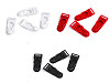 Strumpfhalter-Clips aus Metall Breite 10 mm