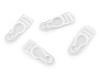 Pinces/clips métalliques pour jarretelles, largeur 10 mm