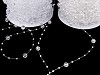 Perlen auf Nylonschnur
