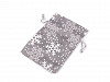 Brocade Gift Bag 13x18 cm, Snowflakes