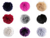 Műszőrme pompom pánttal Ø11 cm