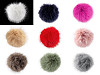Műszőrme pompom pánttal Ø11 cm