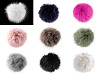 Pompon futerkowy z pętelką Ø11 cm