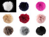Fur Pom Pom with Loop Ø11 cm