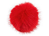 Műszőrme pompom pánttal Ø11 cm