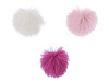 Γούνινο πομ πομ με θηλιά Ø8 cm
