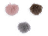 Помпон от косъм с халка Ø8 см