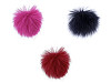 Műszörme pompom pánttal Ø8 cm