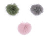Műszörme pompom pánttal Ø8 cm