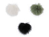 Műszörme pompom pánttal Ø8 cm