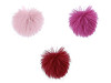 Krzneni pompon s petljom Ø 8 cm