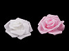 Rose en mousse décorative, Ø 7-8 cm