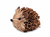 Hedgehog made of natural material, handmade