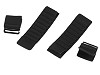 Predĺženie / skracovač obvodu a ramienok športových podprseniek, jednoradové, šírka 3 cm
