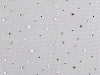 Tissu tulle décoratif, Étoiles, largeur 48 cm