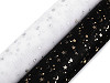 Decorative Tulle Fabric, Stars width 48 cm
