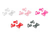 Plastic Swimwear Fastener Buckle / Bikini Bra Clip, width 17 mm 