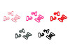 Plastic Swimwear Fastener Buckle / Bikini Bra Clip, width 17 mm 