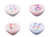 Cosmetic Mirror, Heart with Butterfly