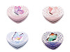 Cosmetic Mirror, Heart with Butterfly