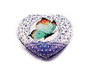 Cosmetic Mirror, Heart with Butterfly