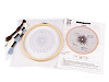 Embroidery Kit with pre-printed motif, Dandelion on Tulle